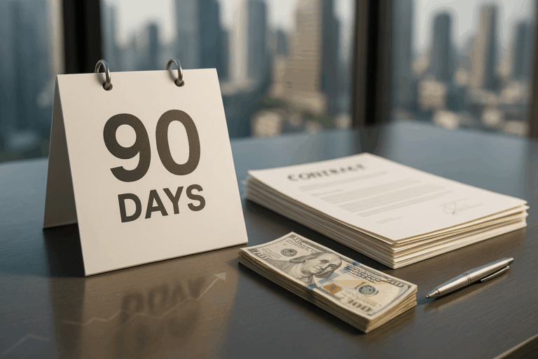 The 90-day revenue validation rule replacing traditional MVP startup culture